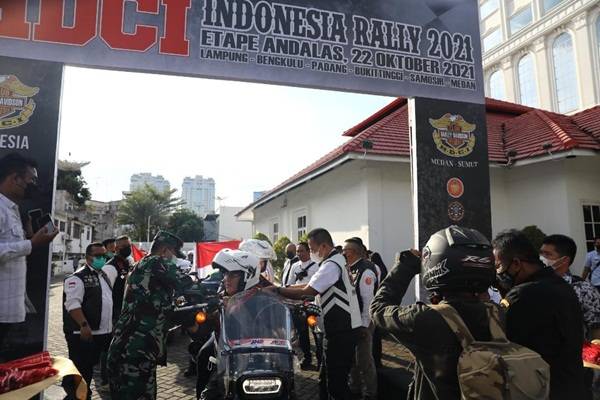 Ijeck : Kunjungan Rombongan Indonesia Rally 2021 HDCI Menggerakkan Roda Perekonomian Sumut