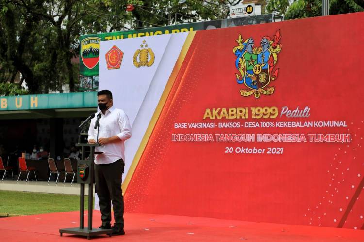 AKABRI 1999 Gelar Vaksinasi dan Bhakti Sosial, ini Harapan Bobby Nasution
