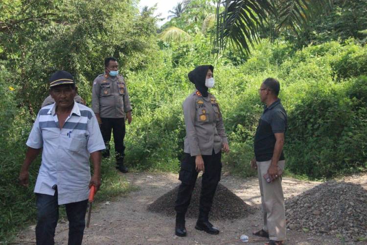 Pihak Polres Bersama Kepling Melakukan Penertiban Lokasi Diduga Tempat Sarang Pemakai Narkoba