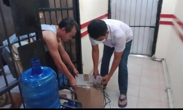 Tahanan Polsek Medan Baru Peroleh Makanan Tambahan dari Donatur