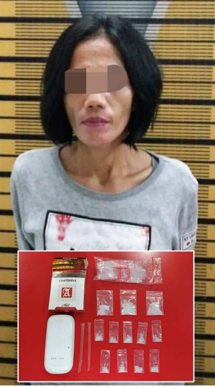 Simpan 12 Paket Shabu Seberat 4,85 Gram, IRT Pindah Tidur