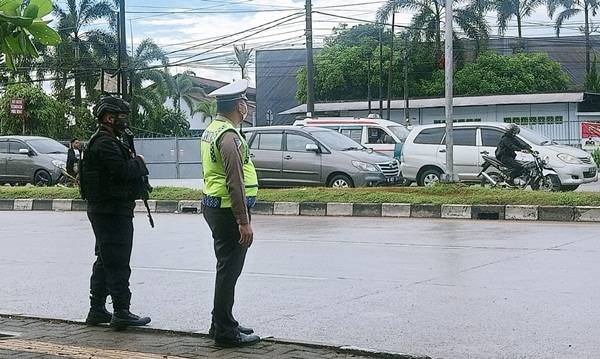 Brimob Polda Sumut Rutinkan Operasi Padat Lalin