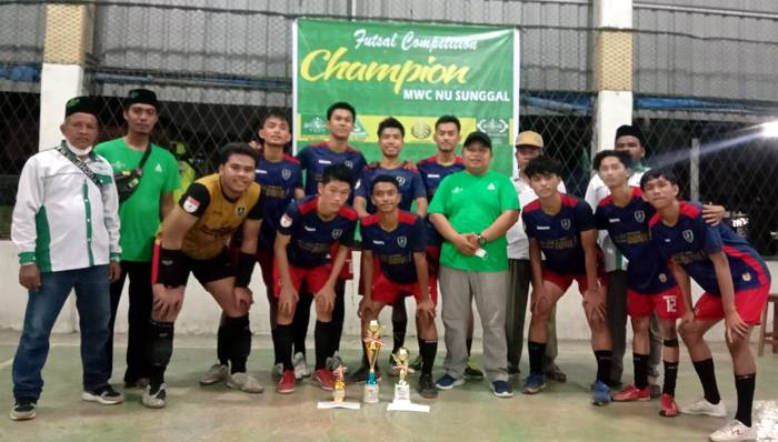 Meriahkan Hari Santri dan Sumpah Pemuda, MWC NU Sunggal Gelar Pertandingan Futsal