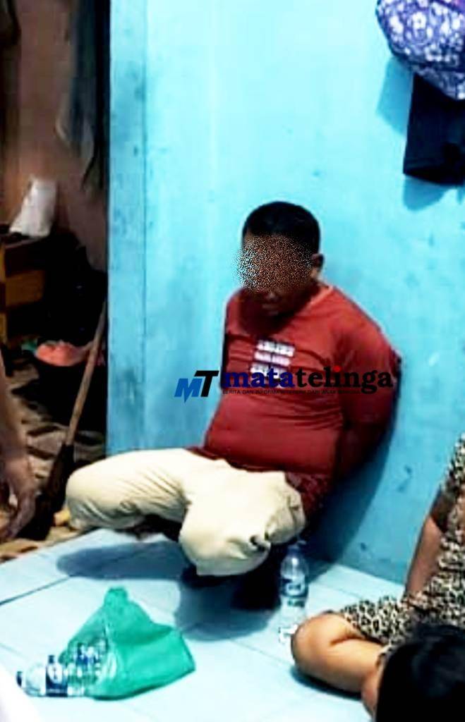 Haris Pedagang Narkoba Tidak Berkutik Saat Di Bekuk Opsnal Sat.Res Narkoba Polres Asahan