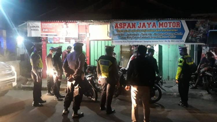 Polres Padangsidimpuan Gelar Patroli Balap Liar dan Knalpot Blong