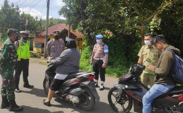 Polres Tapsel Jaring Puluhan Warga Langgar Prokes