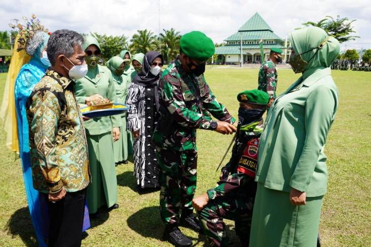 Pangdam I/BB Pimpin Acara Pengantaran Satgas Yonif 126/Kala Cakti