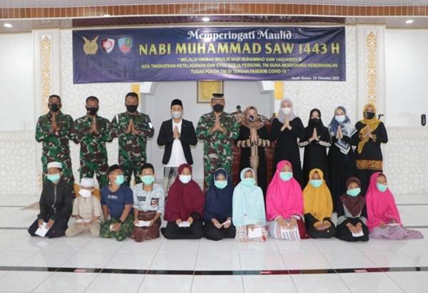 Lanud SIM Peringati Maulid Nabi Muhammad  SAW 1443 H/2021 M