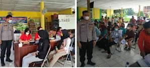 Diikuti 400 Orang, Polsek Tuntungan Gelar Gebyar Vaksinasi Tahap II