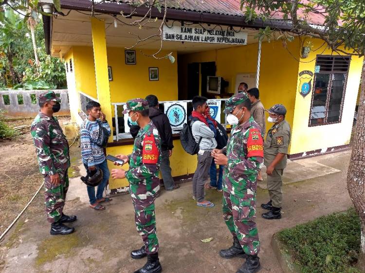 Pelanggar Prokes Masih Ditemukan Pada Operasi Yustisi Yang Digelar Polres Tapsel di Angkola Selatan