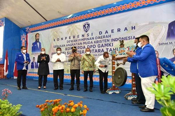 Gubsu Buka Konferda GAMKI Sumut, Ini Pesannya