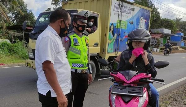 Polres Tapsel Gelar Operasi Yustisi di Angkola Timur