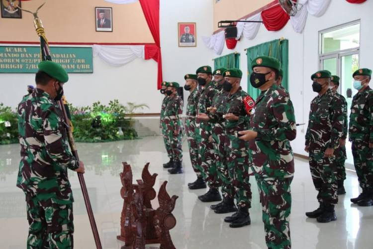 Menindak Lanjuti Putusan, Pangdam I/BB Pimpin Acara Alih Yonif 121/MK dan Kodal Yonif 126/KC