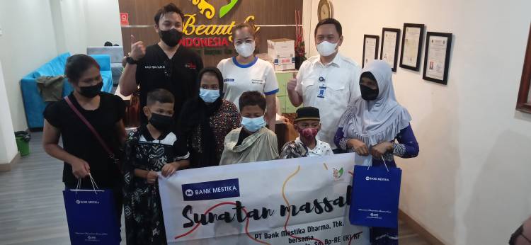 Kolaborasi Bersama Bank Mestika, Beautify Indonesia Gelar Khitanan Massal di Medan