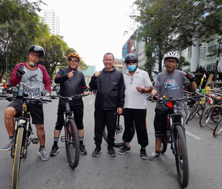 Komunitas Gowes Jurnalis Sumut,   Kolaborasi Bersama Ketua Komnas HAM