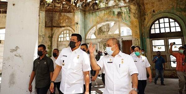 Kesawan Dipugar Sesuai bentuk Asli, Bobby Nasution Perkuat Ikon Kota Medan