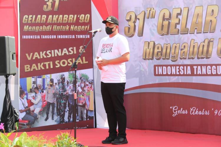 Wali Kota Medan Apresiasi Vaksinasi Dan Bhakti Sosial yang Digelar Akabri '90