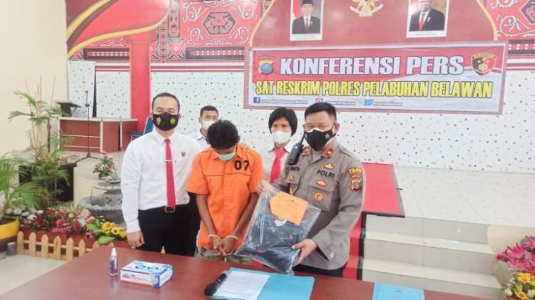 Tiduri Pacar Hingga Hamil 7 Bulan Dengan Janji Dinikahi, Warga Hamparan Perak Diringkus Satreskrim Polres Belawan