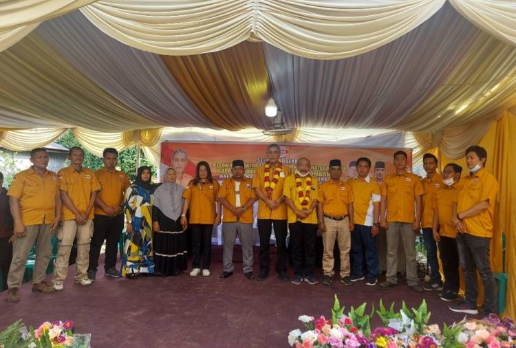 Kodrat Shah Ajak Kader Besarkan HANURA, Usai Kukuhkan Pengurus PAC Hanura Sunggal,