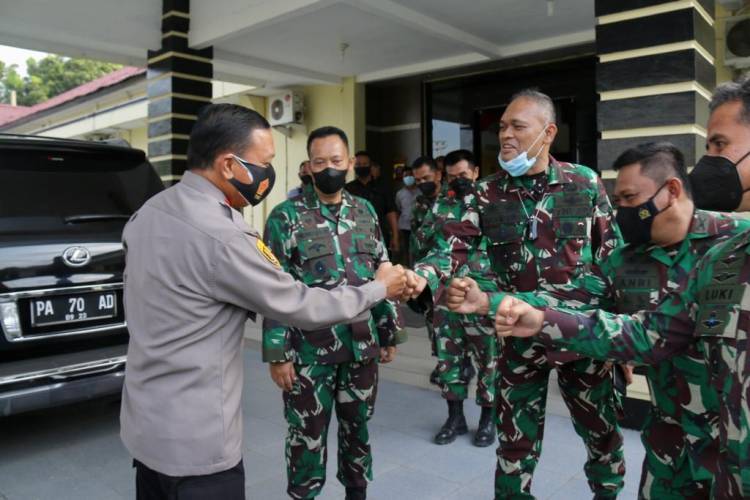 Wujudkan Sinergitas dan Soliditas TNI-Polri, Kasdam I/BB Lakukan Kunjungan ke Polres Sergai