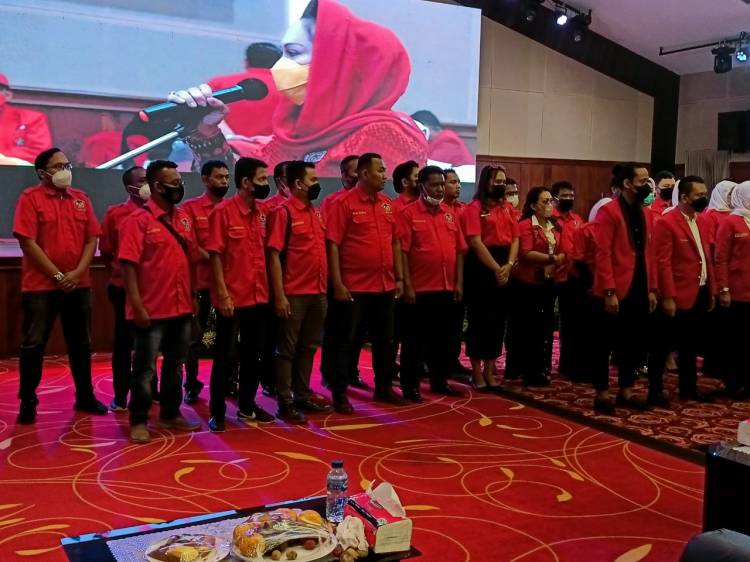 Sri Ayu Mihari Musa Rajekshah Hadiri Pengukuhan Depidar SOKSI Sumut