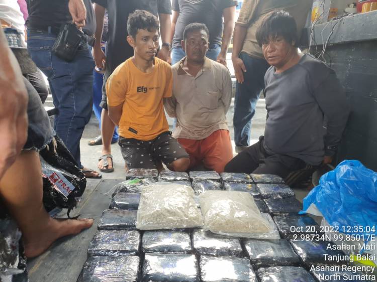 30 Kg Sabu Asal Malaysia Diselundupkan Via Perairan Asahan Dibongkar Poldasu