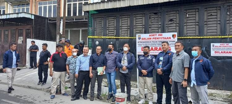 5 Aset Milik Apin BK Disita Ditreskrimsus Poldasu