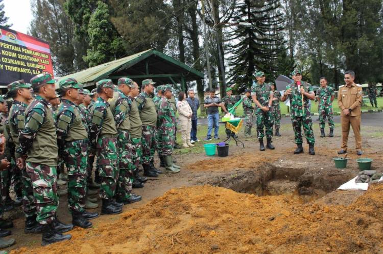 Danrem 023/KS Silaturahmi ke Bupati Karo, Tingkatkan Sinergitas