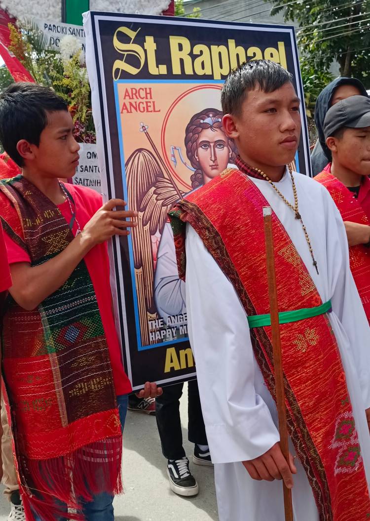 600 OMK Paroki St Fidelis Dolok Sanggul Pawai Parade