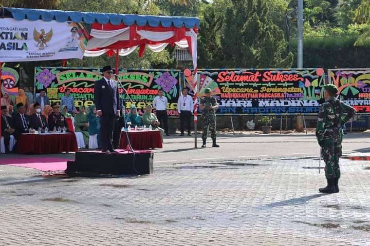 Bupati Madina Pimpin Upacara Hari Kesaktian Pancasila Tahun 2022