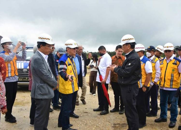Menko Marves Tinjau Perkembangan TSTH2 di Humbahas