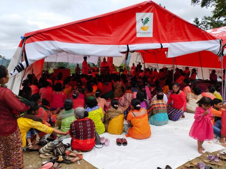 Bupati Berpesan ke OPD Agar Selalu Dampingi Masyarakat Terdampak Gempa Melalui Ibadah Bersama
