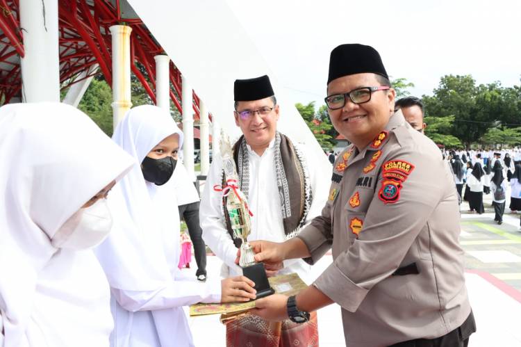 Kapolres Tanjungbalai Hadiri Upacara Peringatan Hari Santri Nasional