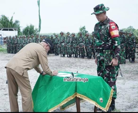 Upacara Pembukaan TMMD ke 115 TA 2022 Dipimpin Bupati Asahan