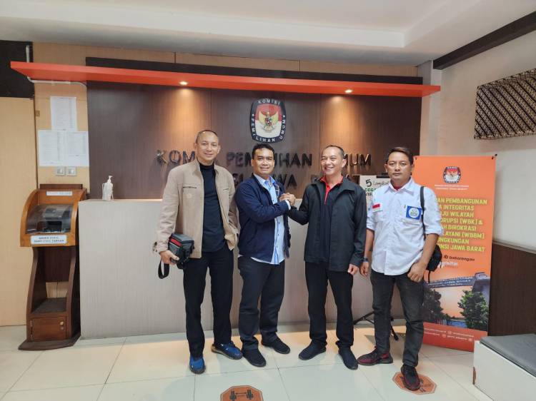 Sepakat Pentingnya Pemilu Demokratis, KPU Jabar Dan JMSI Jabar Pererat Kemitraan