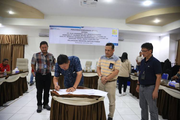 Lebih Efisien dan Handal, PT  Kurnia Mitra Sawit Beralih menggunakan listrik PLN