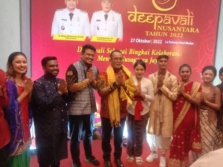 Semarak Deepawali di Hotel Polonia Medan