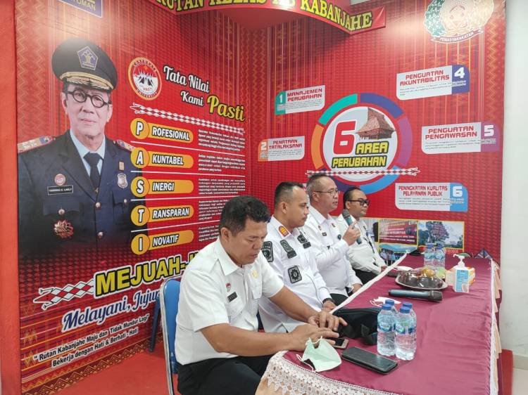 Saat Kunker Direktur Yantahlolabasan Kemenkumham RI, Karutan Kabanjahe Sampaikan Pesan
