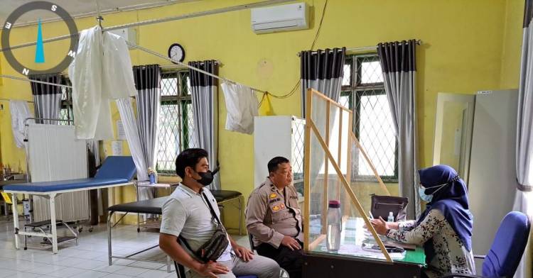 Polsek Pantai Cermin Adakan Pengecekan Obat-obatan Yang Dilarang Diedarkan