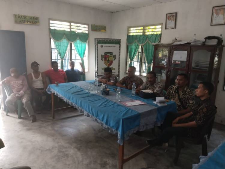 Managemen PTPN IV Unit Tinjowan Sosialisasi Penertiban Ternak di Nagori Huta Parik