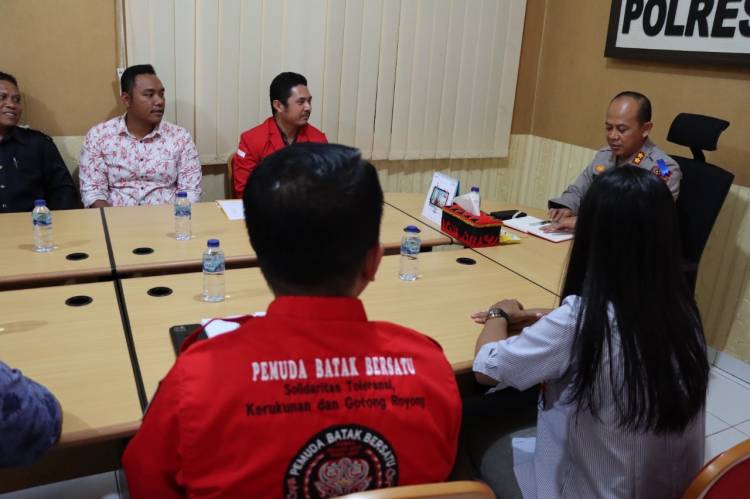 Kapolres Nias menerima Audiensi PBB DPC Khusus Kepulauan Nias