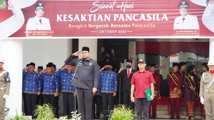 Bobby Nasution Irup Hari Kesaktian Pancasila Tahun 2022