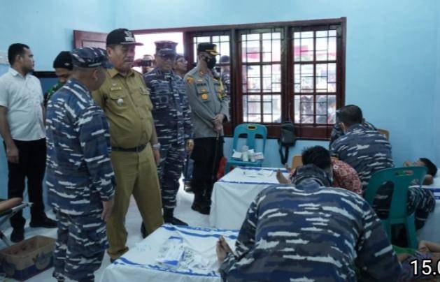 Pelaksanaan Karya Bakti dan Bakti Sosial Dikunjungi Wabup Asahan