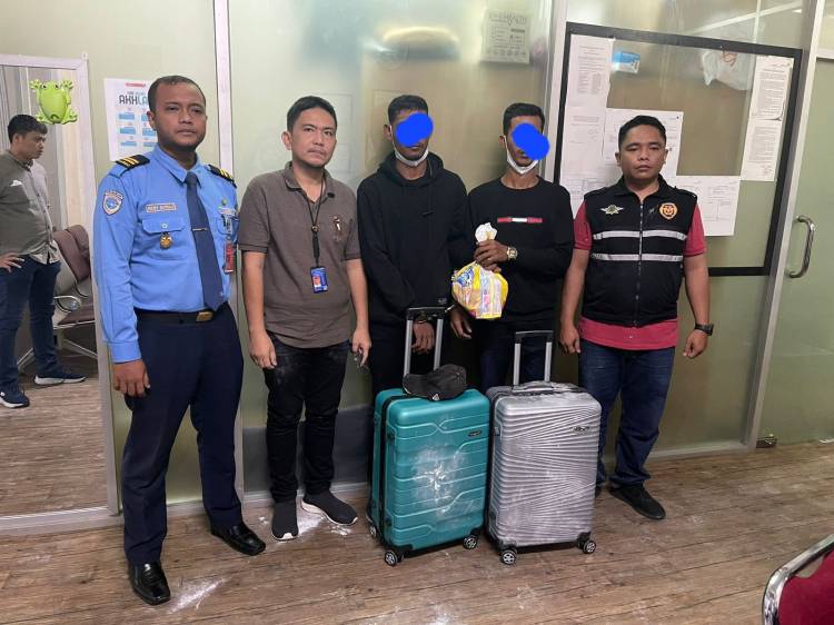 Dibayar Rp 40 Juta Dua Calon Penumpang Pesawat Gagal Kirimkan Sabu ke Sulawesi