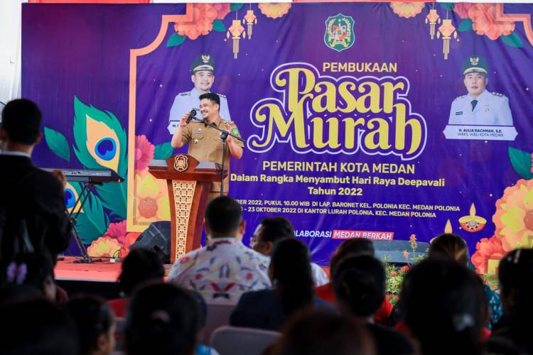 Pasar Murah Pemko Medan Disambut Antusias Masyarakat