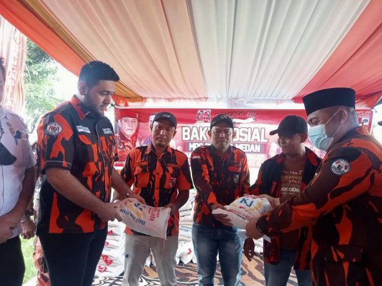 Menyambut HUT Ke 63 Pemuda Pancasila, MPC PP Kota Medan Gelar Bakti Sosial