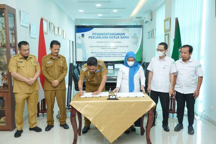 Pemko Tebingtinggi Dan BPJS Kesehatan Cabang Lubuk Pakam Lakukan MoU Terkait UHC