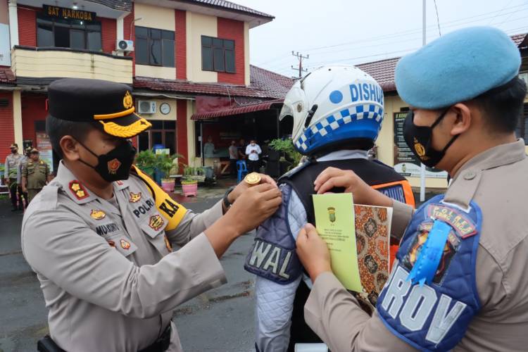Kapolres Tebingtinggi Pimpin Apel Gelar Pasukan Ops.Zebra Toba 2022