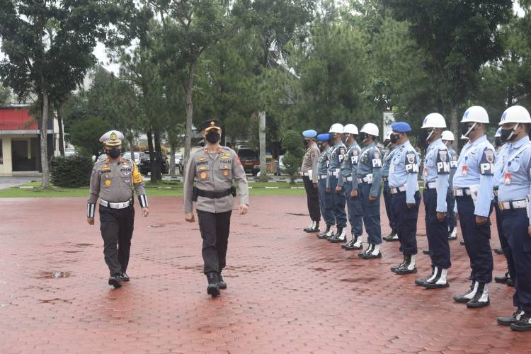Operasi Zebra Toba 2022 Digelar, wakapolda Sumut : Jadilah teladan dalam berlalu lintas