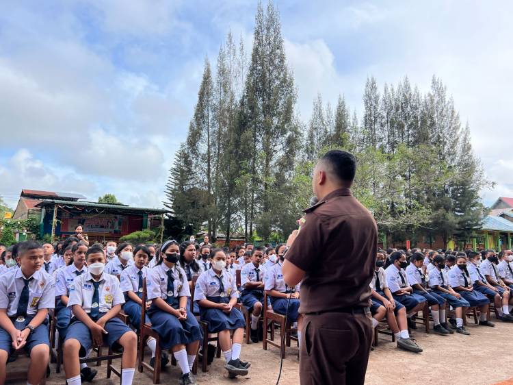 Memberi Pengetahuan Hukum Sejak Dini Kejaksaan Negeri Karo Adakan JMS